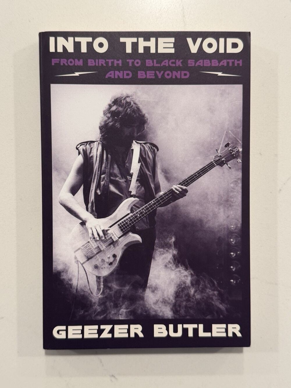 Geezer Butler Signed Into The Void Paperback Black Sabbath Autographed #2